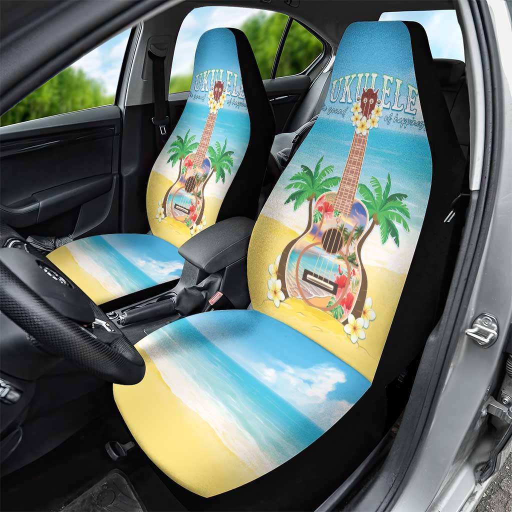 Hawaiian Ukulele Car Seat Cover Sound Of Happiness LT05 - Polynesian Pride
