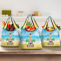 Hawaiian Ukulele Grocery Bag Sound Of Happiness LT05 3-pack One Size Colorful - Polynesian Pride