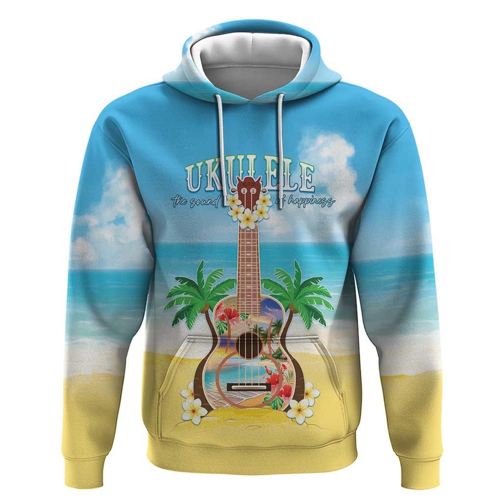 Hawaiian Ukulele Hoodie Sound Of Happiness LT05 Pullover Hoodie Colorful - Polynesian Pride