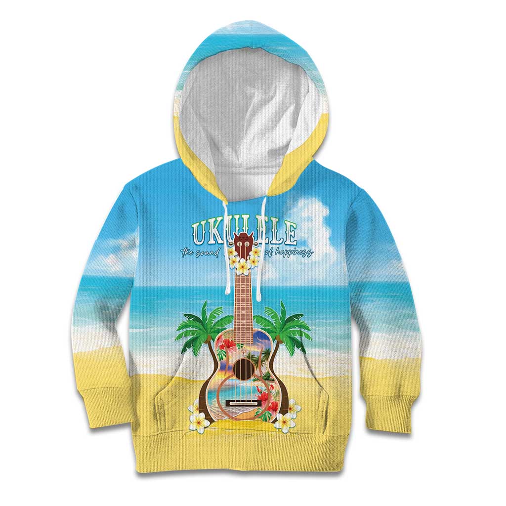 Hawaiian Ukulele Kid Hoodie Sound Of Happiness LT05 Hoodie Colorful - Polynesian Pride