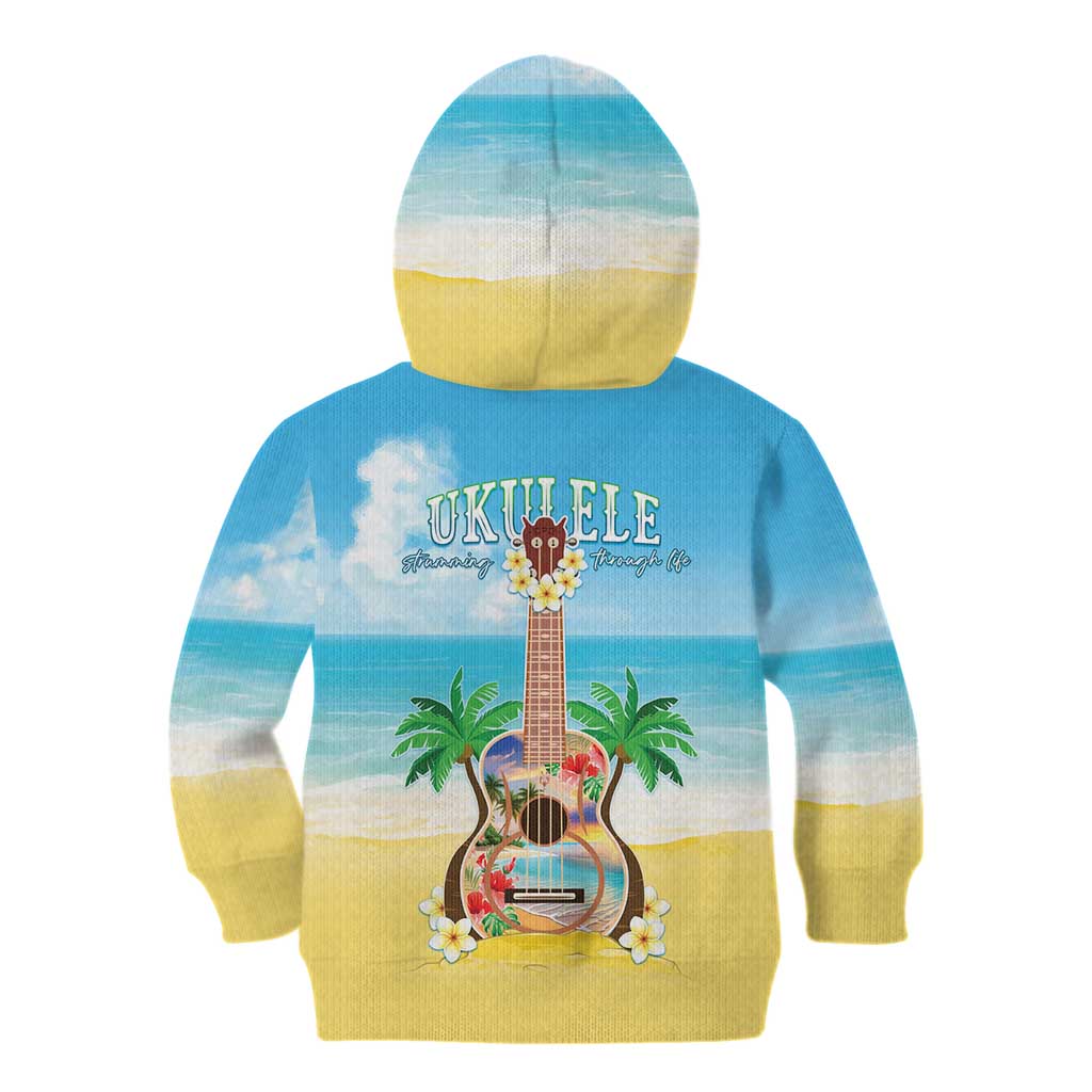 Hawaiian Ukulele Kid Hoodie Sound Of Happiness LT05 - Polynesian Pride