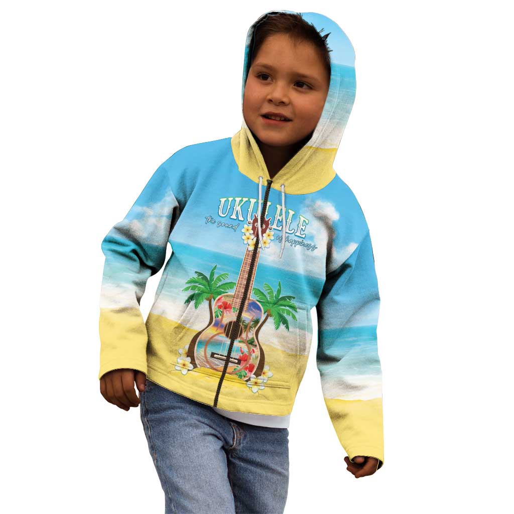 Hawaiian Ukulele Kid Hoodie Sound Of Happiness LT05 - Polynesian Pride