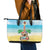 Hawaiian Ukulele Leather Tote Bag Sound Of Happiness