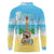 Hawaiian Ukulele Long Sleeve Polo Shirt Sound Of Happiness