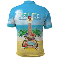 Hawaiian Ukulele Polo Shirt Sound Of Happiness LT05 - Polynesian Pride