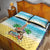 Hawaiian Ukulele Quilt Bed Set Sound Of Happiness