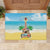 Hawaiian Ukulele Rubber Doormat Sound Of Happiness