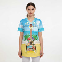 Hawaiian Ukulele Scrub Top Sound Of Happiness LT05 - Polynesian Pride