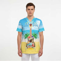 Hawaiian Ukulele Scrub Top Sound Of Happiness LT05 - Polynesian Pride