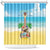 Hawaiian Ukulele Shower Curtain Sound Of Happiness