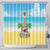 Hawaiian Ukulele Shower Curtain Sound Of Happiness