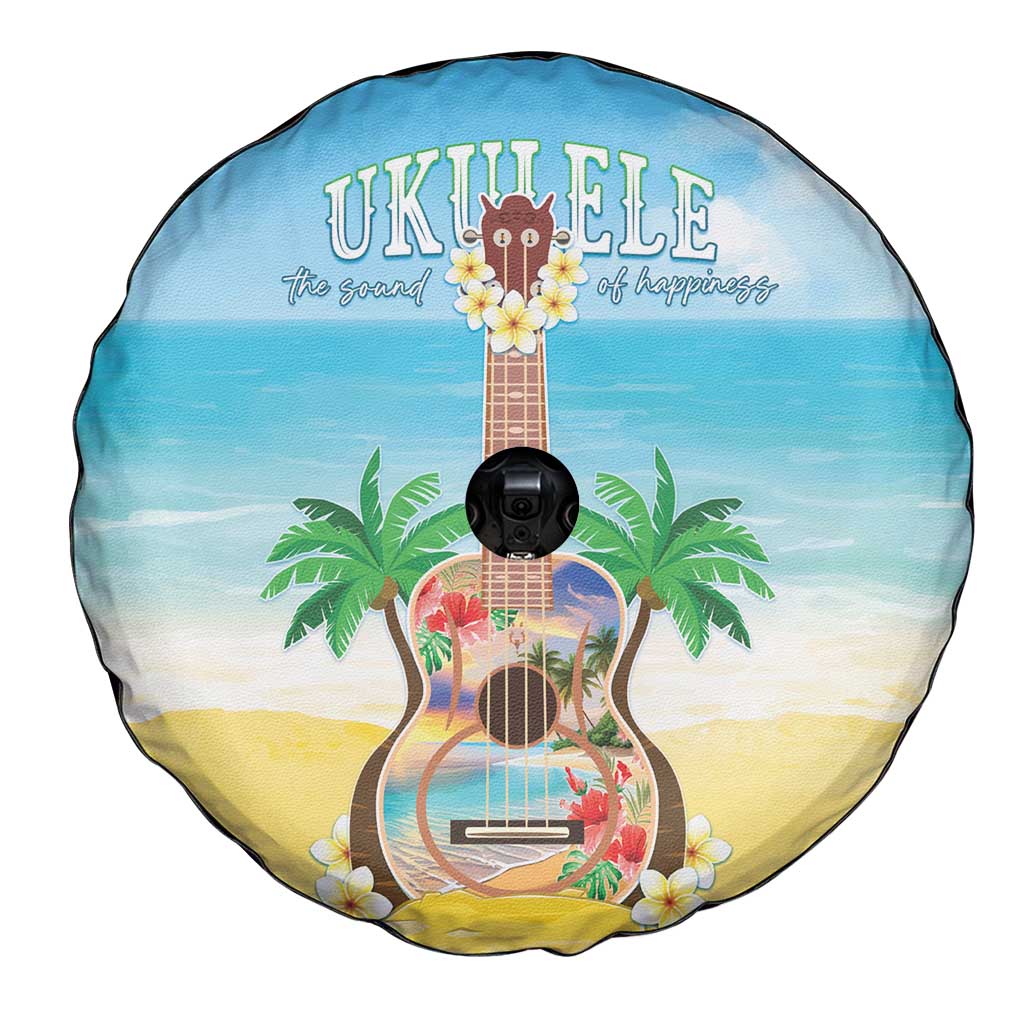 Hawaiian Ukulele Spare Tire Cover Sound Of Happiness LT05 - Polynesian Pride