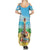 Hawaiian Ukulele Summer Maxi Dress Sound Of Happiness