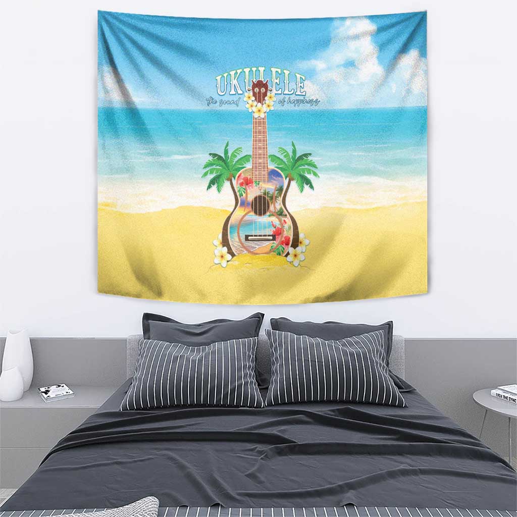 Hawaiian Ukulele Tapestry Sound Of Happiness LT05 - Polynesian Pride