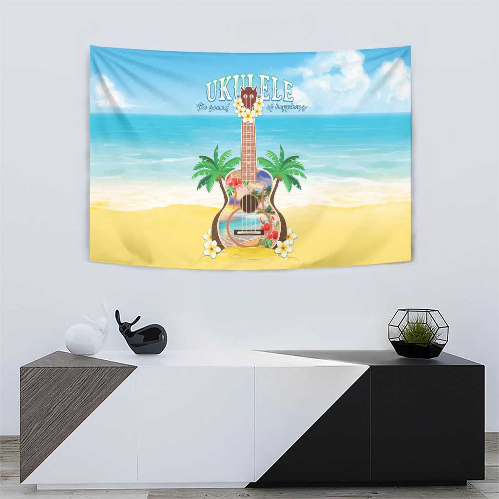 Hawaiian Ukulele Tapestry Sound Of Happiness LT05 - Polynesian Pride
