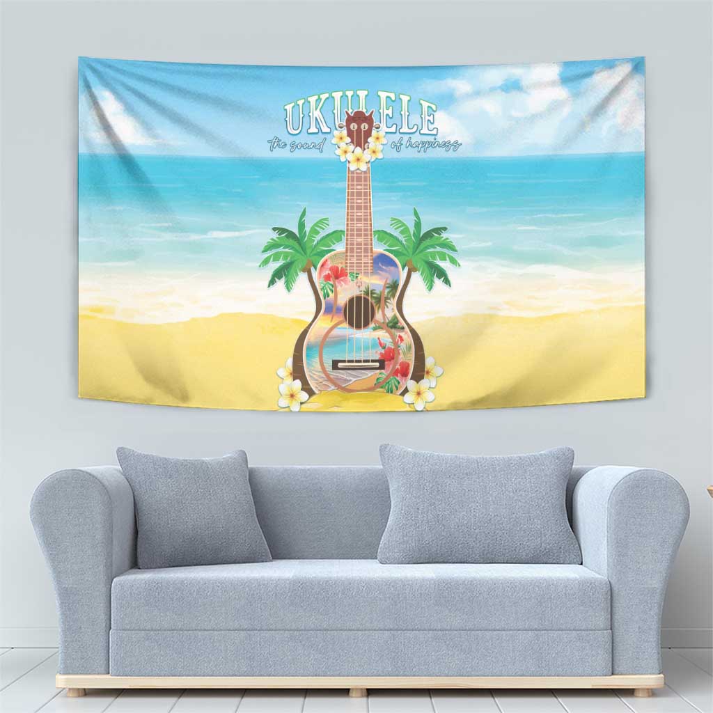 Hawaiian Ukulele Tapestry Sound Of Happiness LT05 - Polynesian Pride