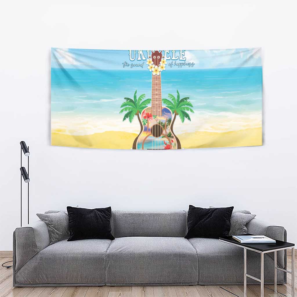 Hawaiian Ukulele Tapestry Sound Of Happiness LT05 - Polynesian Pride