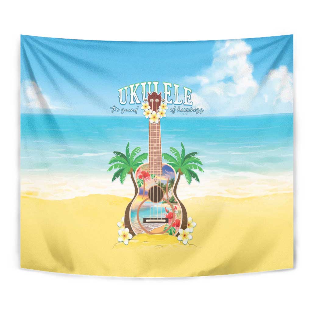 Hawaiian Ukulele Tapestry Sound Of Happiness LT05 - Polynesian Pride