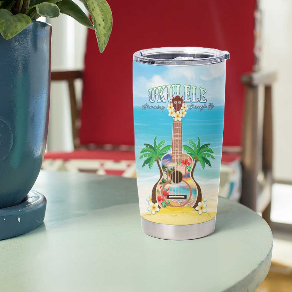 Hawaiian Ukulele Tumbler Cup Sound Of Happiness LT05 - Polynesian Pride