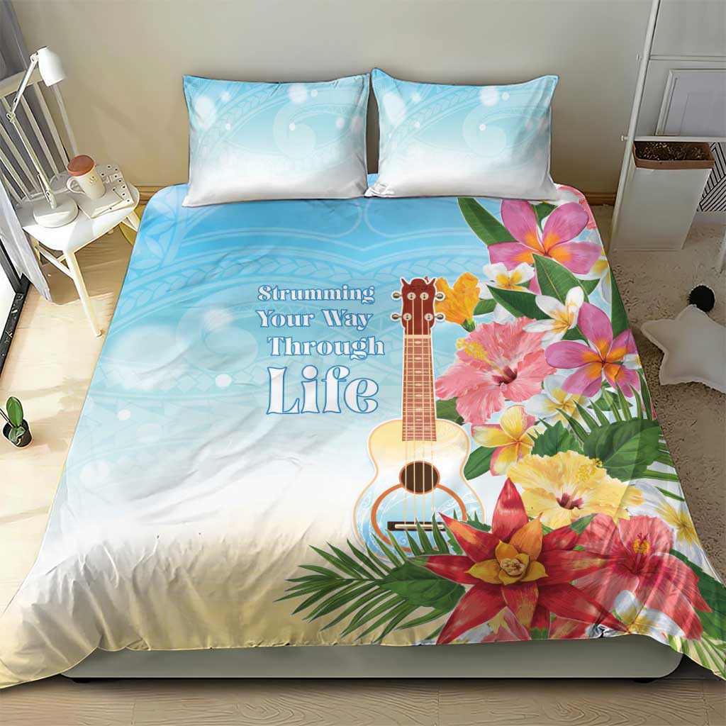 National Ukulele Day Bedding Set Tropical Vibe LT05 - Polynesian Pride