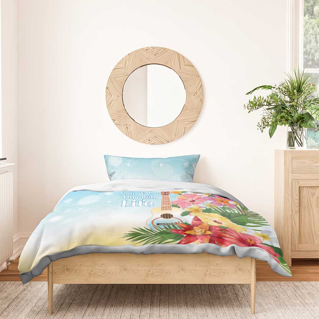 National Ukulele Day Bedding Set Tropical Vibe LT05 - Polynesian Pride