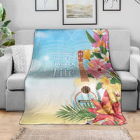 National Ukulele Day Blanket Tropical Vibe LT05 - Polynesian Pride