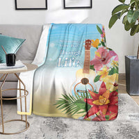 National Ukulele Day Blanket Tropical Vibe LT05 - Polynesian Pride