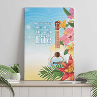 National Ukulele Day Canvas Wall Art Tropical Vibe LT05 - Polynesian Pride