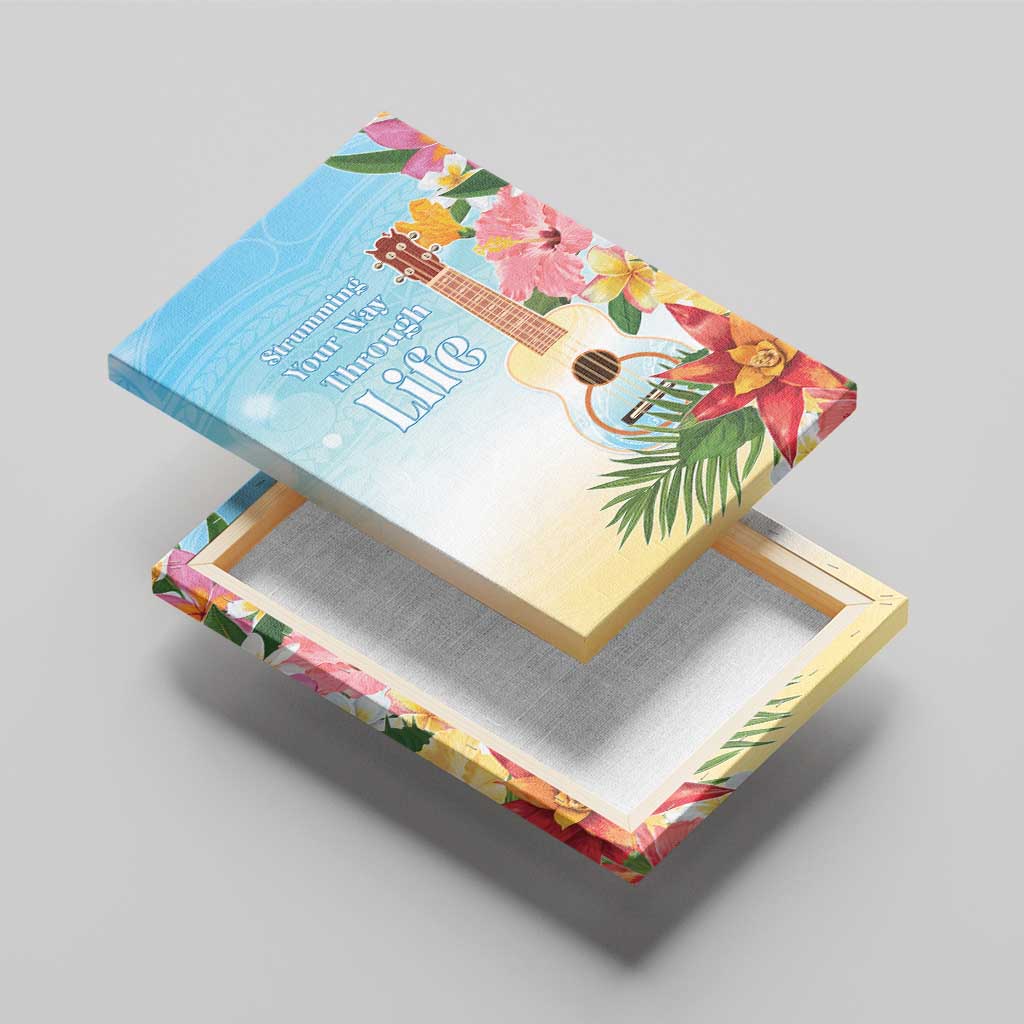 National Ukulele Day Canvas Wall Art Tropical Vibe LT05 - Polynesian Pride