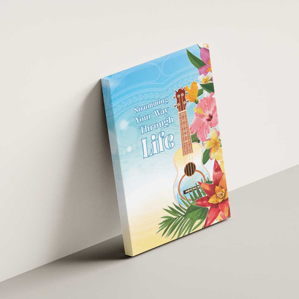 National Ukulele Day Canvas Wall Art Tropical Vibe LT05 - Polynesian Pride