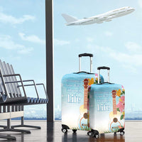 National Ukulele Day Luggage Cover Tropical Vibe LT05 - Polynesian Pride