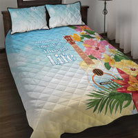 National Ukulele Day Quilt Bed Set Tropical Vibe LT05 Colorful - Polynesian Pride
