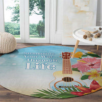 National Ukulele Day Round Carpet Tropical Vibe LT05 - Polynesian Pride