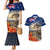 New Zealand ANZAC Day Couples Matching Mermaid Dress and Hawaiian Shirt The Lonesome Pine With Soldier Fern LT05 Blue - Polynesian Pride