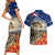 New Zealand ANZAC Day Couples Matching Short Sleeve Bodycon Dress and Hawaiian Shirt The Lonesome Pine With Soldier Fern LT05 - Polynesian Pride