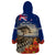 New Zealand ANZAC Day Wearable Blanket Hoodie The Lonesome Pine With Soldier Fern LT05 - Polynesian Pride