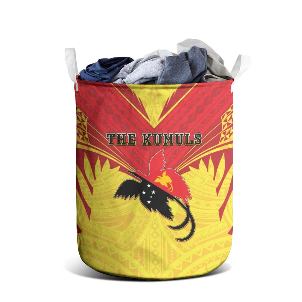 Papua New Guinea Rugby Laundry Basket Kumuls Heritage LT05 - Polynesian Pride