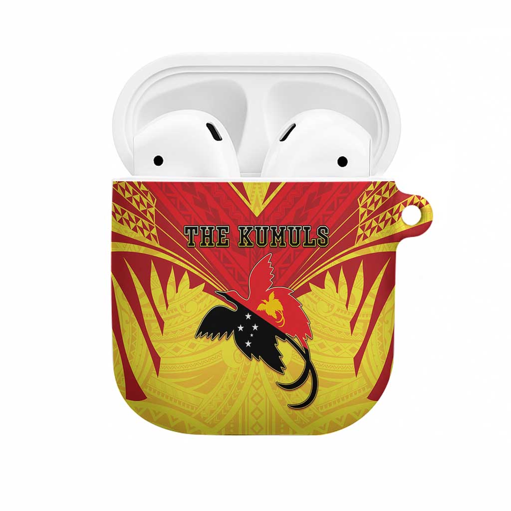 Papua New Guinea Rugby AirPods Case Kumuls Heritage LT05 Yellow - Polynesian Pride