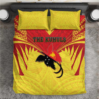 Papua New Guinea Rugby Bedding Set Kumuls Heritage LT05 Yellow - Polynesian Pride