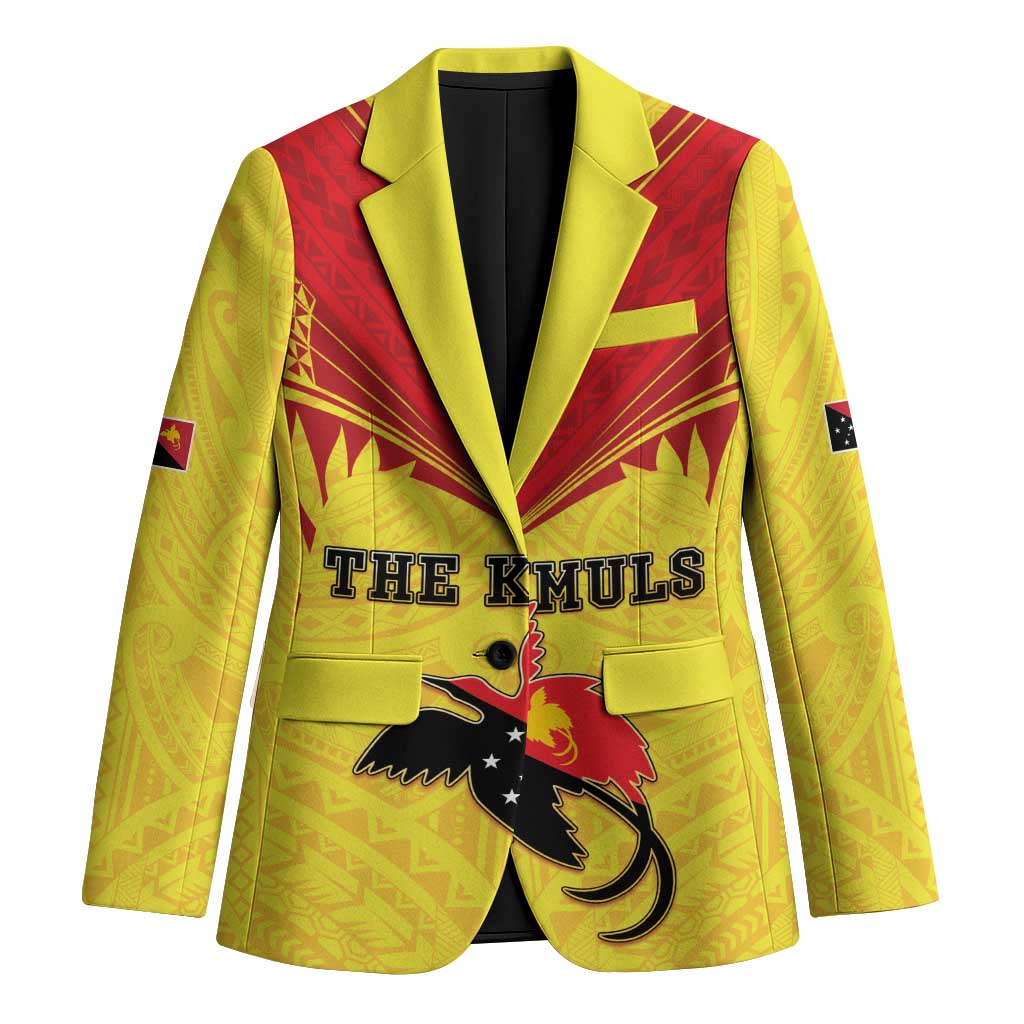 Papua New Guinea Rugby Custom Blazer Kumuls Heritage LT05 Unisex Yellow - Polynesian Pride