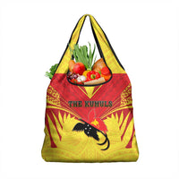 Papua New Guinea Rugby Grocery Bag Kumuls Heritage LT05 1-pack One Size Yellow - Polynesian Pride