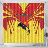Papua New Guinea Rugby Shower Curtain Kumuls Heritage LT05 - Polynesian Pride