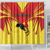 Papua New Guinea Rugby Shower Curtain Kumuls Heritage LT05 - Polynesian Pride