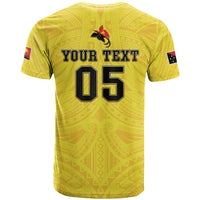 Papua New Guinea Rugby Custom T Shirt Kumuls Heritage LT05 - Polynesian Pride