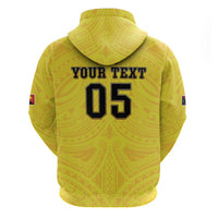 Papua New Guinea Rugby Custom Zip Hoodie Kumuls Heritage LT05 - Polynesian Pride