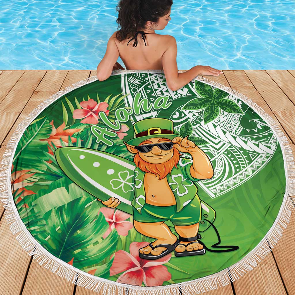 Aloha Hawaii St Patrick's Day Beach Blanket Polynesian Style LT05 - Polynesian Pride