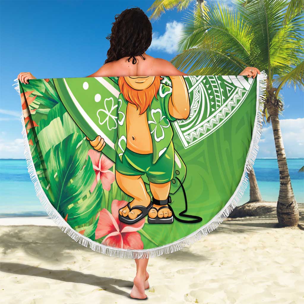 Aloha Hawaii St Patrick's Day Beach Blanket Polynesian Style LT05 - Polynesian Pride