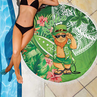 Aloha Hawaii St Patrick's Day Beach Blanket Polynesian Style LT05 - Polynesian Pride