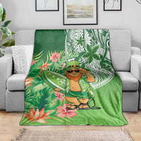 Aloha Hawaii St Patrick's Day Blanket Polynesian Style LT05 - Polynesian Pride