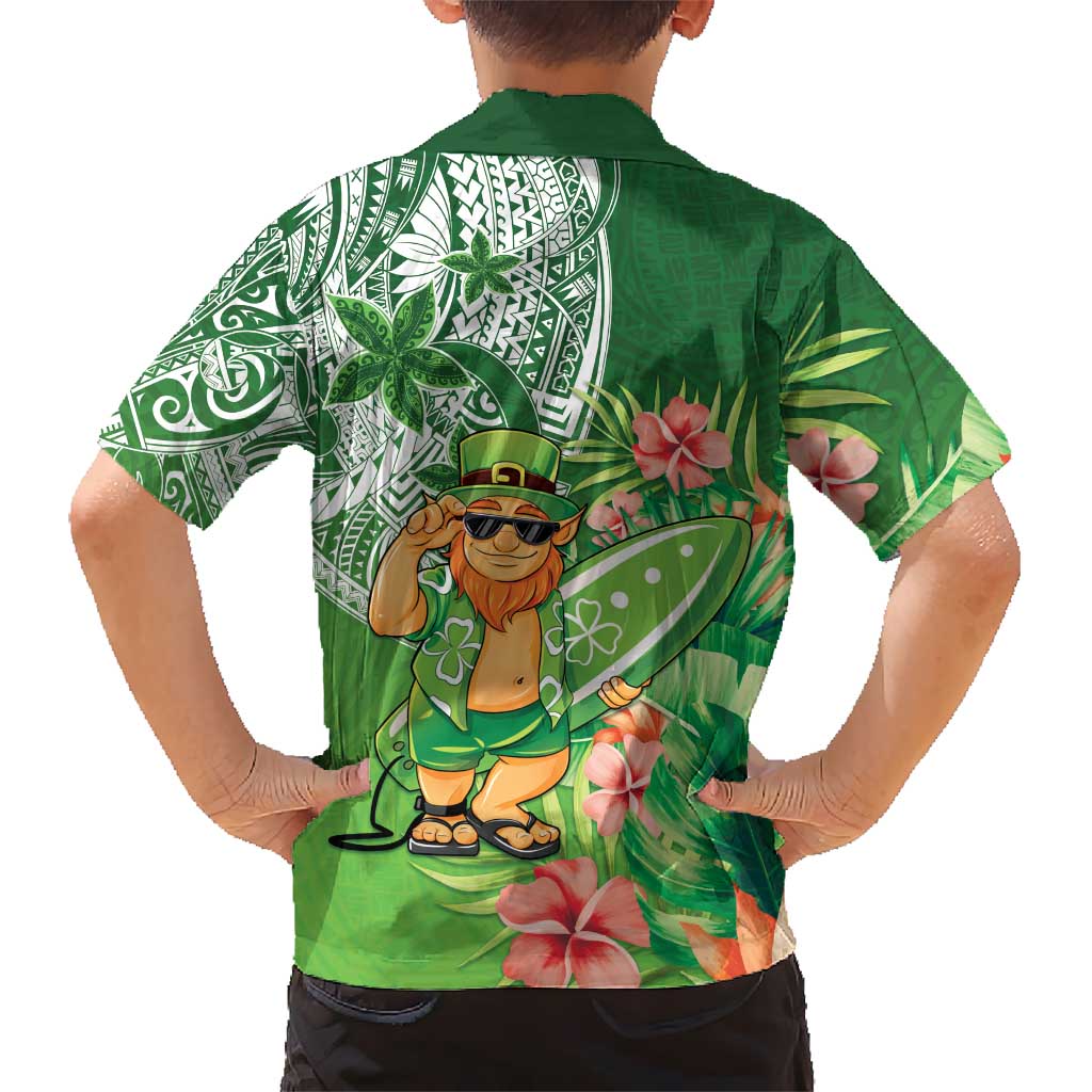 Aloha Hawaii St Patrick's Day Hawaiian Shirt Polynesian Style LT05 - Polynesian Pride